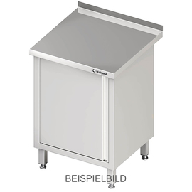 Arbeitsschrank mit Flügeltür, 450x700x850 mm, ohne Aufkantung, verschweißt Produktbild