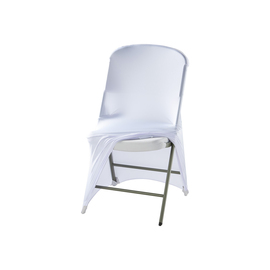 Stretchhusse für Buffet-Klappstuhl mit ca. 465 x 530 x 900 mm (BxTxH), weiß Produktbild 4 S