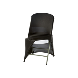 Stretchhusse für Buffet-Klappstuhl mit ca. 465 x 530 x 900 mm (BxTxH), schwarz Produktbild 2 S