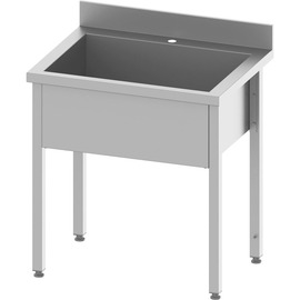 Topfspüle ECO TS 60 ohne Abtropffläche | 800 mm x 600 mm H 850 mm | Selbstmontage Produktbild