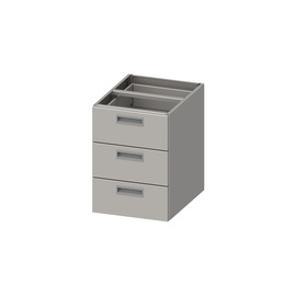 Einbau-Schubladenblock ECO AT 93 mit 3 Schubladen | 386 mm x 490 mm H 540 mm | Selbstmontage Produktbild