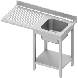 Spültisch ECO ST 64 Abtropffläche links | 1 Becken | 1200 mm x 700 mm H 900 mm | Selbstmontage Produktbild