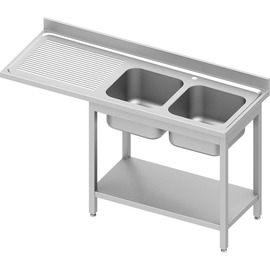Spültisch ECO ST 69 Abtropffläche links | 2 Becken | 1600 mm x 700 mm H 900 mm | Selbstmontage Produktbild