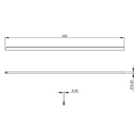 Abschlussleiste, 19 mm hoch Produktbild 2 S