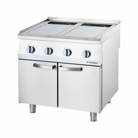 Induktionsherd mit 4 Kochfeldern und 2-türigem Unterschrank, Serie 700 ND Produktbild