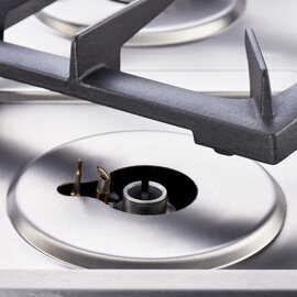 Gasherd 4 Brenner mit Elektro-Heißluftofen (600 x 400 mm / GN 1/1) Serie 700 ND - G20, 4-Brenner (3,5+2x5+7) Produktbild 4 S