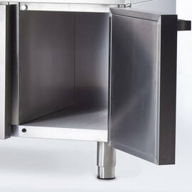 Elektro-Herd mit 6 Kochplatten, statischem Backofen GN 2/1 und eintürigem Unterschrank, Serie 700 ND Produktbild 6 S