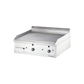 Gas-Griddleplatte als Tischgerät, 800x700 mm, gerillte Grillfläche, Serie 700 ND Produktbild