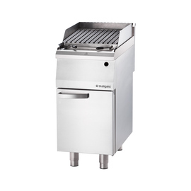 Gas-Lavastein-Grill als Standgerät, Serie 700 ND mit V-Rost, 400x700x850 mm Produktbild