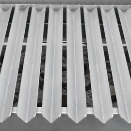 Gas-Lavastein-Grill als Standgerät, Serie 700 ND mit V-Rost, 400x700x850 mm Produktbild 5 S