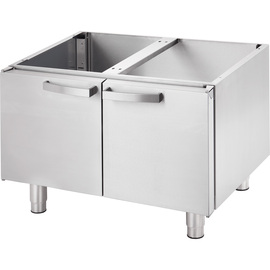 Verchromte Elektro-Griddleplatte als Tischgerät, 800x700 mm, glatte Grillfläche, Serie 700 ND Produktbild 4 S