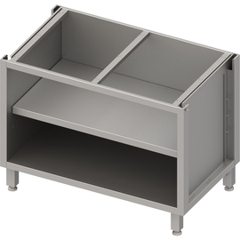 Unterschrank Boxversion 2.0, für Beine/Sockelrahmen, offen, mit Zwischenboden 400x640x660 mm Produktbild