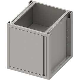 Unterschrank Boxversion 2.0, für Beine/Sockelrahmen, mit Flügeltür 400x540x660 mm Produktbild 2 S