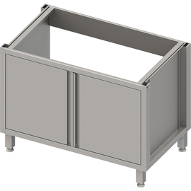 Spülenunterschrank Boxversion 2.0, für Beine/Sockelrahmen, mit Flügeltüren 1100x640x660 mm Produktbild