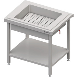 Neutralausgabe mit Eiswanne 2x GN1/1, 920x750x880 mm, Edelstahlabdeckung Produktbild