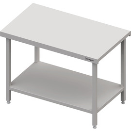 Neutralausgabe mit Grundboden 1300x750x880 mm, Edelstahlarbeitsplatte Produktbild