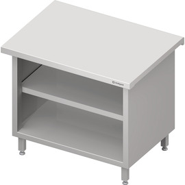 Neutralausgabe "Free Flow" mit offenem Unterschrank 1100x750x880 mm, Edelstahldeckplatte Produktbild