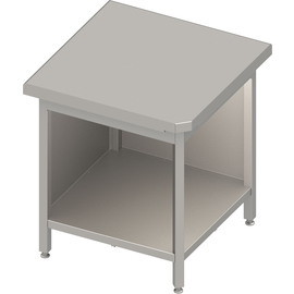Eckmodul 90° "Free Flow" mit offenem Unterschrank 785x785x880 mm, Edelstahldeckplatte Produktbild