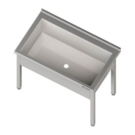 Topfspüle ECO TS 60 ohne Abtropffläche | 800 mm x 600 mm H 850 mm | Selbstmontage Produktbild 1 S