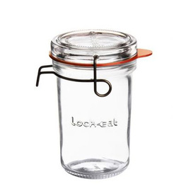 Einmachglas 350 ml LOCK-EAT® mit Bügelverschluss | Gummiring Ø 90 mm H 123,5 mm Produktbild
