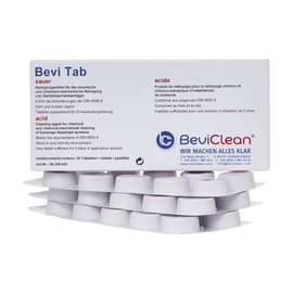 Reinigungsmittel | Desinfektionsmittel Bevi Tab Tabs sauer | passend für Getränkeleitungen Produktbild