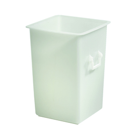Transportbehälter | Lagerbehälter PE weiß 125 ltr | 430 mm x 430 mm H 700 mm Produktbild
