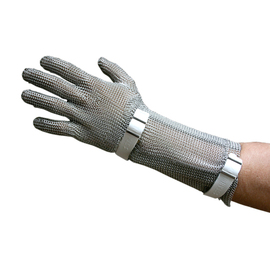 Stechschutzhandschuh PROTEC 50+15 XS grün mit Stulpe • schnittfest Produktbild