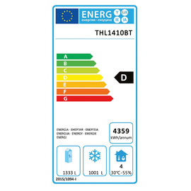 Tiefkühlschrank THL1410BT GN 2/1 Edelstahl | Umluftkühlung Produktbild 1 S