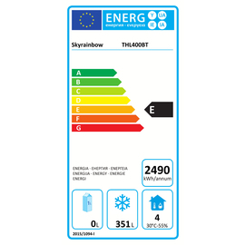 Tiefkühlschrank THL400BT Edelstahl | Statische Kühlung Produktbild 2 S