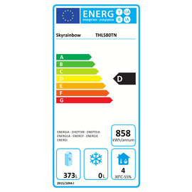 Kühlschrank THL580TN Edelstahl | Umluftkühlung Produktbild 2 L
