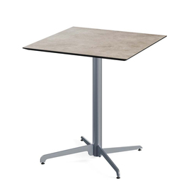 Terrassentisch klappbar grau | Moonstone | quadratisch 700 mm x 700 mm Produktbild