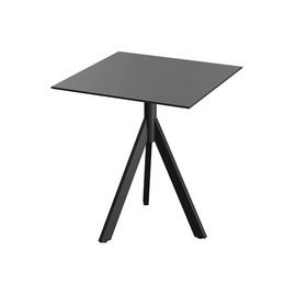 Terrassentisch TRIPOD klappbar schwarz 700 mm x 700 mm H 740 mm Produktbild