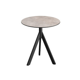 Terrassentisch TRIPOD klappbar schwarz | Moonstone Ø 700 mm H 740 mm Produktbild