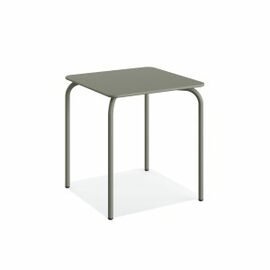 Terrassentisch OLLY Stahl grün quadratisch | 700 mm x 700 mm H 730 mm Produktbild