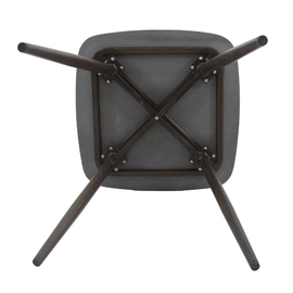 Terrassentisch PEDRO wengé | schwarz | 700 mm x 700 mm H 760 mm Produktbild 2 S