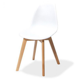 Stapelstuhl Keeve Trendy weiß Sitzhöhe 465 mm Produktbild