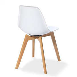 Stapelstuhl Keeve Trendy weiß Sitzhöhe 465 mm Produktbild 1 S
