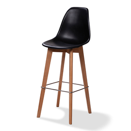 Barstuhl Keeve schwarz H 1190 mm | stapelbar Produktbild