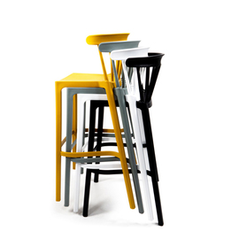 Barhocker WINDSON weiß | stapelbar Produktbild 1 S