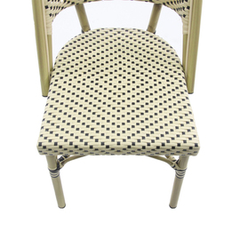 Bistrostuhl PARIS natur | weiß | schwarz | stapelbar Produktbild 3 S
