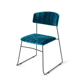 Stapelstuhl MUNDO • petrol blau H 790 mm Produktbild
