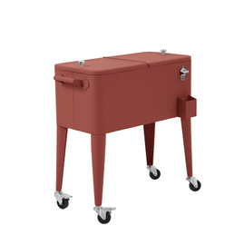 Kühlbox | Getränkewagen ICY terracottafarben Produktbild