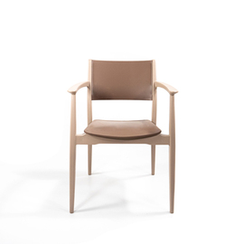 Stapelstuhl CLARCK CHAIR • cappucinofarben H 819 mm Produktbild 2 S