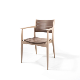 Stapelstuhl CORK CHAIR • cappucinofarben-braun H 819 mm Produktbild 1 S