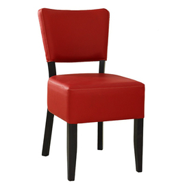 Vollpolsterstuhl • rot | Sitzhöhe 460 mm Produktbild
