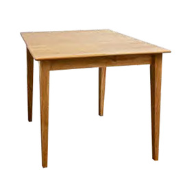 Holztisch Eichenholz quadratisch L 800 mm B 800 mm H 760 mm Produktbild