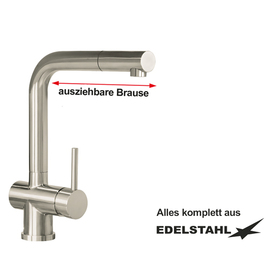 Hebelmischer lisa 1/2" mit ausziehbarer Brause Ausladung 210 mm H 280 mm Produktbild