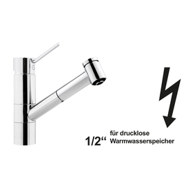 Spültischbatterie Hebelmischer drucklos Einloch Produktbild