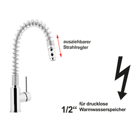 Spültischbatterie mit Hebelmischer Produktbild