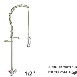 Vorspülbrause praktic 1/2" Einloch Zweigriffmischer Produktbild
